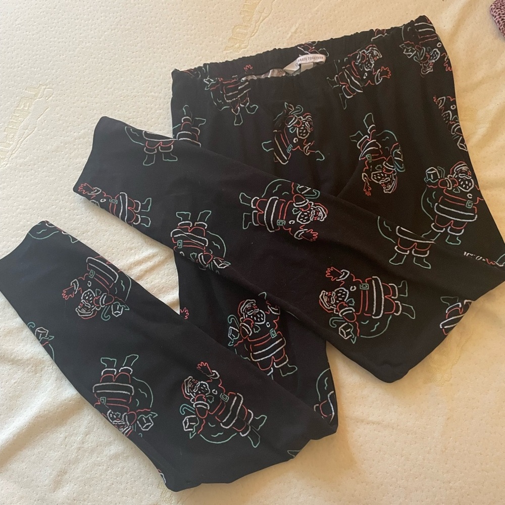 Santa leggings